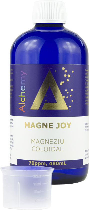 Magneziu coloidal, Magne Joy, Pure Alchemy, 70ppm, 480mL