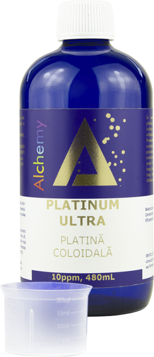 Platina coloidala Platinum Ultra, Pure Alchemy, 480mL, 10ppm