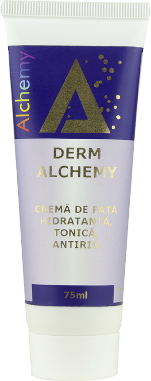 Cremă hidratantă, tonică, cu aur si argint, Derm-Alchemy