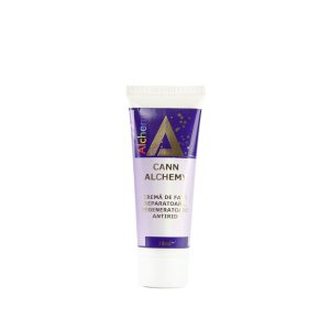 Cremă reparatoare, regeneratoare, cu aur și ulei de cânepă, Cann-Alchemy, 75ml