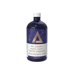 Harmony Mix, Pure Alchemy, sinergie de argint, magneziu și cupru coloidal, 20ppm, 480mL