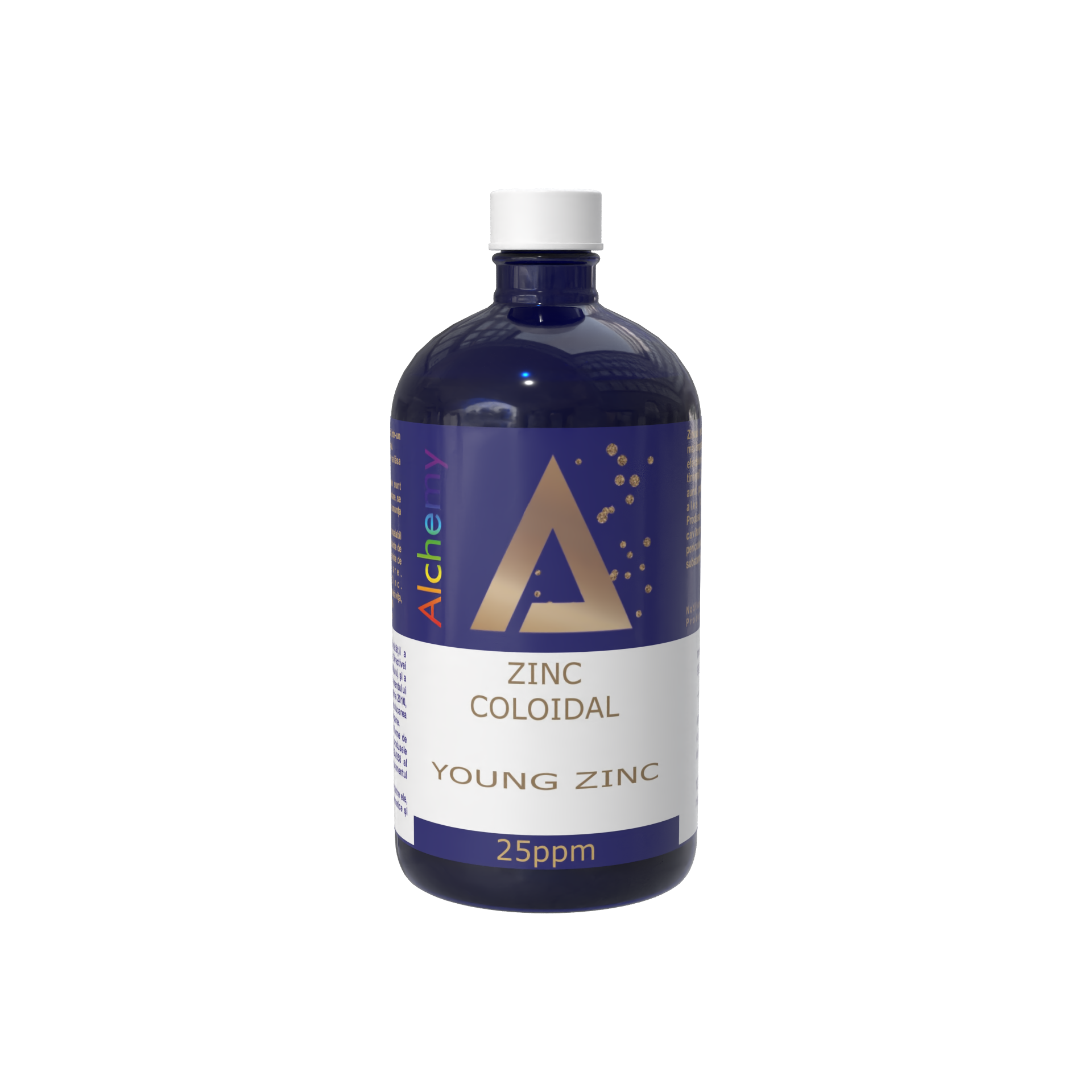 Zinc coloidal Young Zinc, Pure Alchemy, 25ppm, 480mL